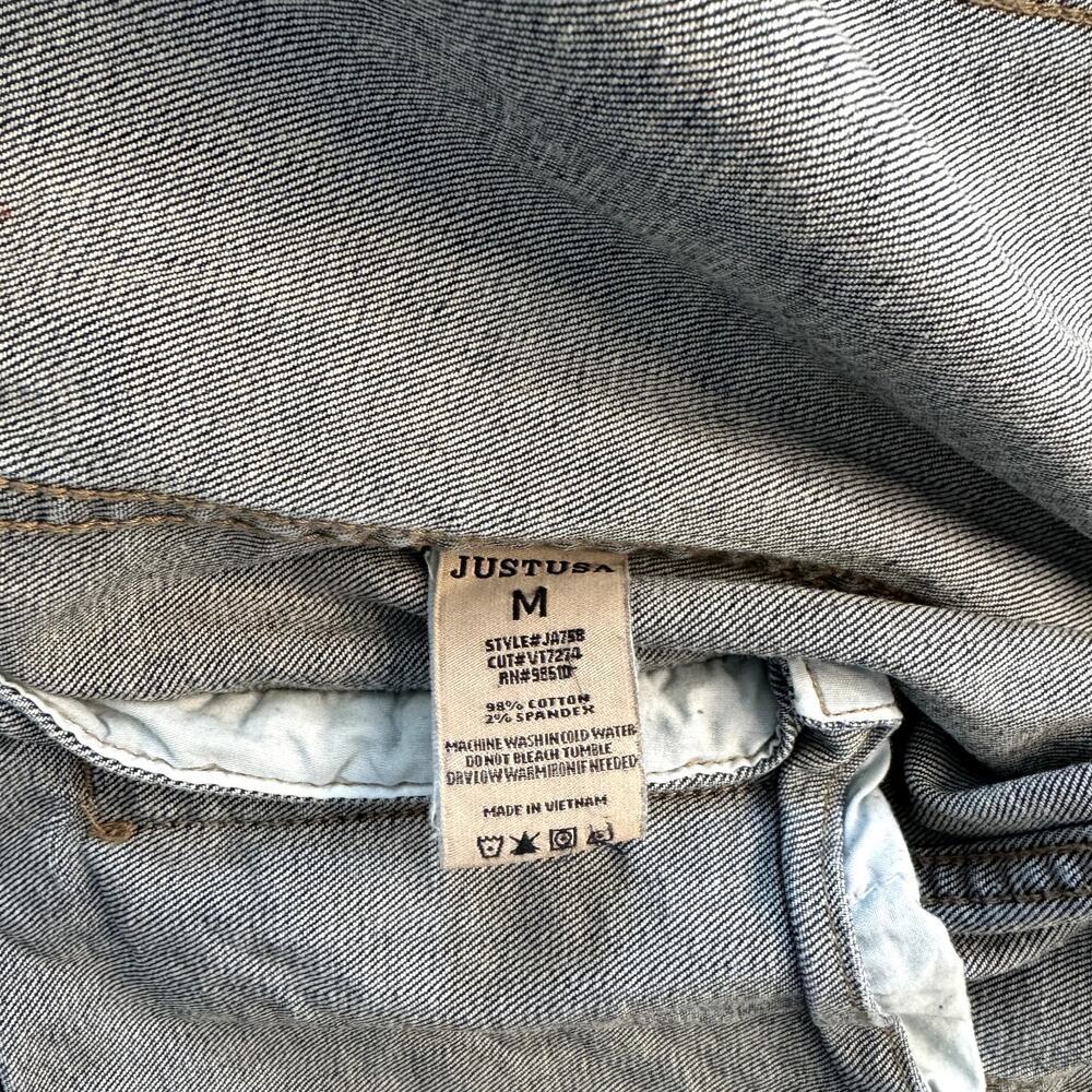 Just USA Jean Denim Jacket Women's Size Medium - Picture 4 of 4